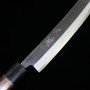 Japanese sakimaru sujihiki knife MIURA Carbon blue 1 black finished Size:30cm