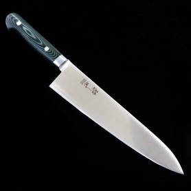 Japanese Chef Gyuto Knife - SUISIN - Sweden Inox - Premium Green Micarta - Sizes: 21 / 24cm