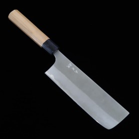 Japanese nakiri Knife - YOSHIMI KATO - Aogami super Nashiji Series - Size:16cm