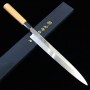 Japanese Yanagiba Knife - SUISIN - Stainless Steel Honyaki Serie - Mirrored Finish - Sizes: 24 / 27 / 30cm