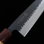 Japanese Santoku Knife - MIURA - Aogami Super - Black Finish - Size...