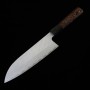 Japanese Santoku Knife - NIGARA - Stainless VG10 - Tsuchime Damascus - wenge handle - Size:18cm