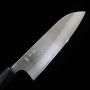 Japanese santoku Knife - YOSHIMI KATO - Aogami super Nashiji Serie -rosewood handle - Size:17cm