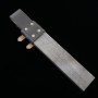 Japanese Kennata machete - Toyokuni- Carbon blue steel - Damascus - Kuro Tsuchime - Size:21cm