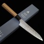 Japanese petty knife - NIGARA - Migaki Tsuchime - Super blue steel ...