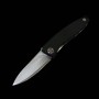 Japanese Liner Lock Knife TAKESHI SAJI Stainless SG2 damascus Size:7cm