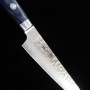 Japanese Kiritsuke Petty Knife - MIURA KNIVES - 10A stainless - Hammered- Blue handle - Size:14.5cm