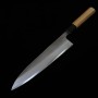 Japanese chef knife gyuto- HATSUKOKORO - Thick Nashiji - Carbon white 2 - Size:21cm