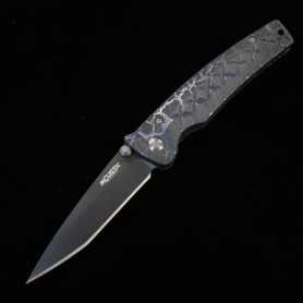 Japanese pocket knife - Mcusta - VG-10 - Katana limited edition- Black Size: 80mm