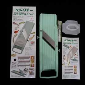 Mandolin Grater with 3 blades - BENRINER Classic green