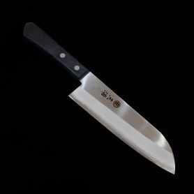 Japanese santoku knife MIURA Stainless DP GOLD VG-5 Size:17cm