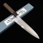 Japanese mioroshideba Knife - Miura - Damascus shirogami 2 - Size:21/24cm