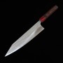 Japanese Kiritsuke gyuto chef knife - YOSHIMI KATO - SG2 - Minamo- tsuchime - rosewood handle Size:21cm
