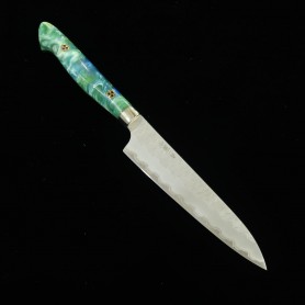 Japanese petty knife - NIGARA - SG2 - Acrylic Handle - Size: 15cm