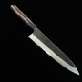 Japanese chef Knife - IKENAMI HAMONO - White steel 1 - Stainless clad Sizes:21/24/27cm