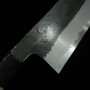 Japanese Nakiri Knife - SAKAI KIKUMORI - Kikuzuki Kuro Serie - Kurouchi Shirogami 2 - Sizes: 18cm