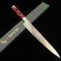 Japanese Sujihiki Knife - ZANMAI - Classic Serie - Pro Damascus Fla...