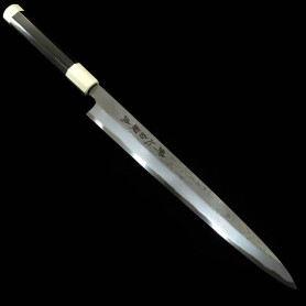 Japanese yanagiba Knife -SUISIN- Tanryu - white 1 damascus - Size:30cm