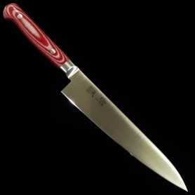 Japanese Petty Knife - SUISIN - Sweden Inox - Premium Red Micarta -...