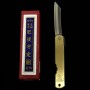 Japanese Higonokami knife - Nagao Kanekoma - Animal Zodiac series Snake - Carbon Blue Steel - Size: 73mm