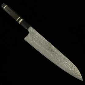 Japanese Chef Knife Gyuto- NIGARA - Super Gold 2 - Damascus - custo...