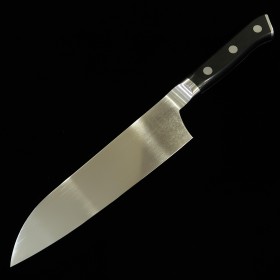 Japanese santoku Knife - ZANMAI - Classic Molybdenum black Series -...