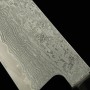 Japanese Chef Knife Gyuto -SHIGEKI TANAKA- SPG2 Damascus Stainless – Walnut octagonal handle- Size:24 cm