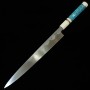 Japanese Yanagiba Knife - MIURA - Itadaki Series - Aogami Super - Custom handle - Size:30cm