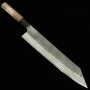Japanese kiritsuke gyuto knife - NIGARA - Migaki Tsuchime - SG2 - S...