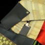 FUJISHIKA KNIFEROLL - Made from vintage Kimono and Obi- Size:93.1×35㎝