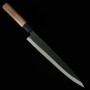 Japanese Sujihiki Slicer Knife - MIURA - Aogami 2 - Walnut Handle -...