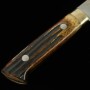 Japanese petty Knife - TAKESHI SAJI - Blue Steel No.2 Damascus - Co...