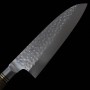 Japanese Santoku Knife － TAKESHI SAJI - SG2 Tuchime - Karin Handle - size:18cm