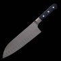 Japanese Santoku Knife - MIURA - Molybdneum with Dimple - Black wood handle -Size:16cm