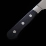 Japanese Santoku Knife - MIURA - Molybdneum with Dimple - Black wood handle -Size:16cm