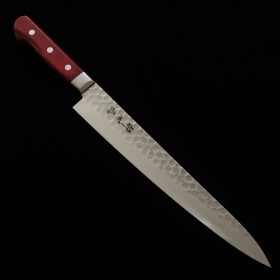 Japanese Slicer Sujihiki Knife - SUISIN - Damascus Wine Serie - Siz...