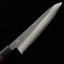 Japanese Chef Gyuto Knife - SHIZU HAMONO - Gen Serie - VG-10 Black ...