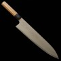 Japanese chef knife gyuto - YUTA KATAYAMA - VG-10 - nickel damascus...