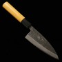 Japanese kodeba Knife - Miura - Carbon Aogami 2 - Zelkova handle - ...