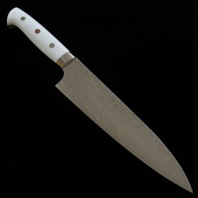 Japanese Chef Gyuto Knife - TAKESHI SAJI - R2 Stainless Damascus St...