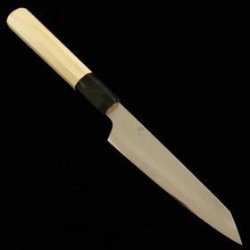 Japanese Petty knife - SAKAI KIKUMORI - Kikuzuki series - Stainless Ginsan - Size : 13.5cm