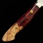 Japanese Chef knife Gyuto - NIGARA - Stainless SG2 - Hammered - Acrylic wood handle - Size : 24cm