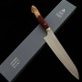 Japanese Chef knife Gyuto - NIGARA - Stainless SG2 - Hammered - Acrylic wood handle - Size : 24cm