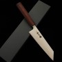 Japanese Bunka Knife - MIURA - Stainless Ginsan - Purple Oak wood handle - Size : 17cm