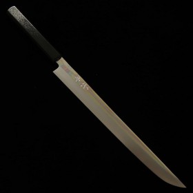 Japanese Tsurugi yanagiba Knife - KAGEKIYO - Stainless VG10 - Hirame Glittered Urushi Handle - Size : 30cm