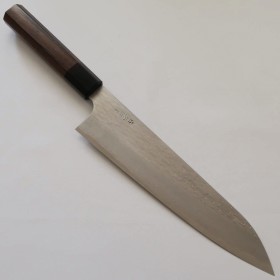 Japanese Chef Knife Gyuto - NIGARA - VG XEOS - Hammered Damascus Finish - Rose Wood Handle - Size:21/24cm