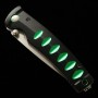 Japanese Pocket knife - MCUSTA - Katana series - MC-0044C - Stainless VG-10 - Black/Green - Size : 8.5cm