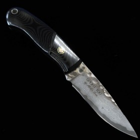 Japanese pocket knife - Mcusta - VG10 - Mika Irie Sport series - MC-0231DB - Sport100 - Black Micarta - Size: 68mm