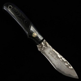 Japanese pocket knife - Mcusta - VG10 - Mika Irie Sport series - MC-0233DB - Sport300 - Black Micarta - Size: 65mm