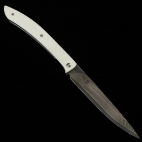 Switchblade Style Knife for Steak - TAKESHI SAJI - R2 Damascus Stee...